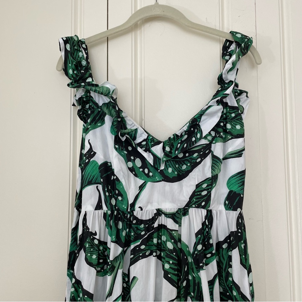 Borgo De Nor Liya Leaf Print Maxi Dress - Picture 9 of 17